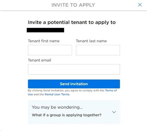 zillow rental application|zillow rental invite to apply.